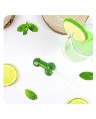 Sucette en forme de pénis avec alcool Secret Play - Mojito