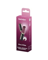 Stimulateur clitoridien - Satisfyer Pro 2 Kiss (Bordeaux)