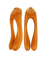 Vibromasseur multifonction Satisfyer Candy Cane - Orange