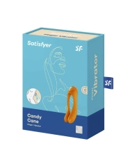 Vibromasseur multifonction Satisfyer Candy Cane - Orange