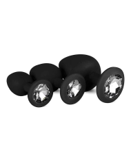 Set di 3 plug anali - EasyToys Diamond