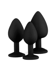 Set di 3 plug anali - EasyToys Diamond