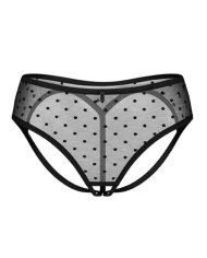 Culotte sexy ouverte Nuites (Noir) - Obsessive