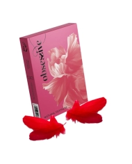 Piume del letto (rosso) - Ossessivo Portami a letto!