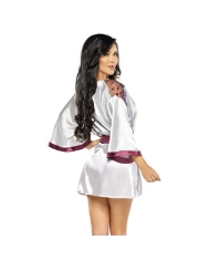 Bathrobe & Sexy Thong (Silver) - Beauty Night Summer