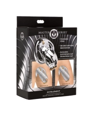 Metal chastity cage - Master Series Entrapment