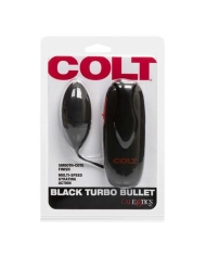 Oeuf vibrant télécommandé COLT Turbo Bullet - Noir