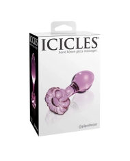 Icicles No. 48 glass butt plug