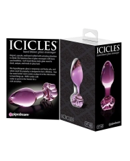 Icicles No. 48 glass butt plug