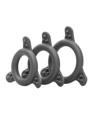 Anneaux péniens en silicone CalExotics Pro Series (3x)