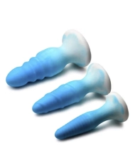 Set de 3 plugs anaux Curve  - Toys Simply Sweet (Bleu)