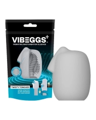 Masturbatore vibrante Vibeggs - Twisty Tongues