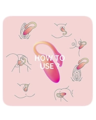 Oeuf vibrant connecté (Orange) - Magic Motion Flamingo Max