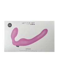 Wet for Her Union Double Vibrating Sex Toy - Pink