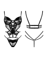 Teddy sexy Leonela (Noir) - Beauty Night