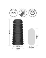 Vibrating and stimulating penis sleeve - Knights Ring Wave