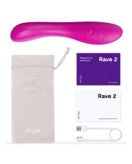 Stimolatore punto G e clitoride - We-Vibe Rave 2 (Rosa)
