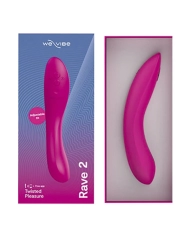 Stimolatore punto G e clitoride - We-Vibe Rave 2 (Rosa)