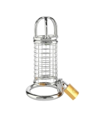 Cage de chasteté en acier inoxydable - Mr. Steel Matrix