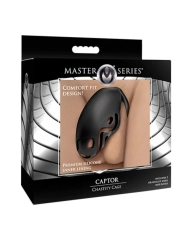 Cage de chasteté en plastique et silicone - Master Series Captor