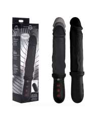 Vibratore realistico con movimento alternato (nero) - Master Series Auto Pounder