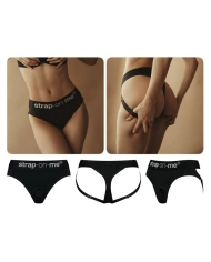 Imbracatura lingerie Strap-on-me Heroine - Nero
