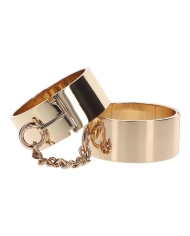 Taboom Dona Metal Handcuffs - Gold