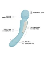 Vibromasseur baguette vibrante - LELO Switch (Turquoise)