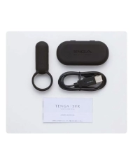 Anello fallico vibrante - Tenga SVR (nero)