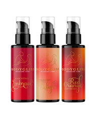 Set d'huiles de massage & lubrifiants 3x 50 ml - Bodygliss Sensual Delight