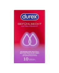 Durex Feeling Extra Feucht (10 Préservatifs)