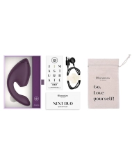 Womanizer NEXT DUO (Rose foncé) - Stimulateur clitoridien et vaginal