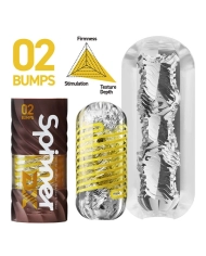 Tenga Spinner DX 02 Bumps Masturbator