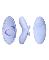 Stimulateur vibrant & chauffant en silicone - Svakom Echo 2 (Bleu ciel)