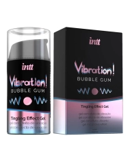 Gel amplificateur d'orgasme Intt Vibration! Bubble Gum - 15 ml