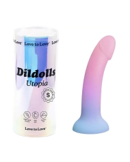 Dildo Love to Love Dildolls Utopia – 13,5 cm – Rosa & Blau
