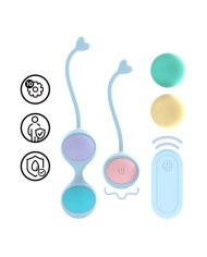 Kit Loveline Kegel - 1 boule vibrante télécommandée + 4 lestées