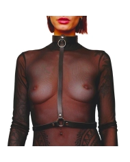 Harnais de poitrine The Sinners Noir – Design fétiche