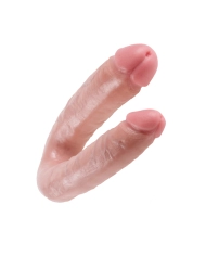 Dildo realistico incurvato - King Cock Double Trouble