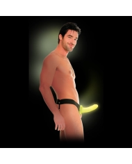 Fluoreszierender hohler Dildogürtel Glow In The Dark - Pipedream