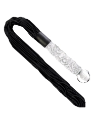 BDSM Martinet mit Glasdildo - Icicles 38