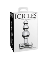 Progressiver Analplug aus Glas - Icicles No. 47