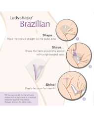 Bikini brasiliano - Sagoma di depilazione