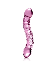 Double dildo en verre - Icicles No 55