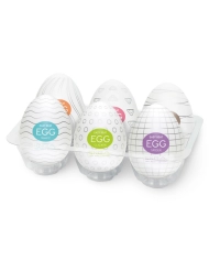 Oeufs de masturbations - Tenga assortiment (pack de 6)