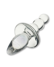 Titus Beaded Glass Butt Plug