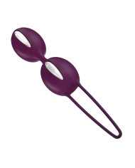 Boules de Geisha Smartballs Duo Violettes et blanches - Fun Factory