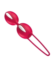 Smartballs Duo Indian Red and white - Fun Factory