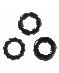 Cockring Set extensible 3pces - Malesation