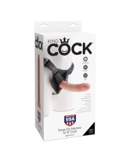 Realistische Strapon Hautfarbe  20cm - King Cock 8